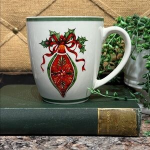 Christopher Radko Festive Holiday Mug